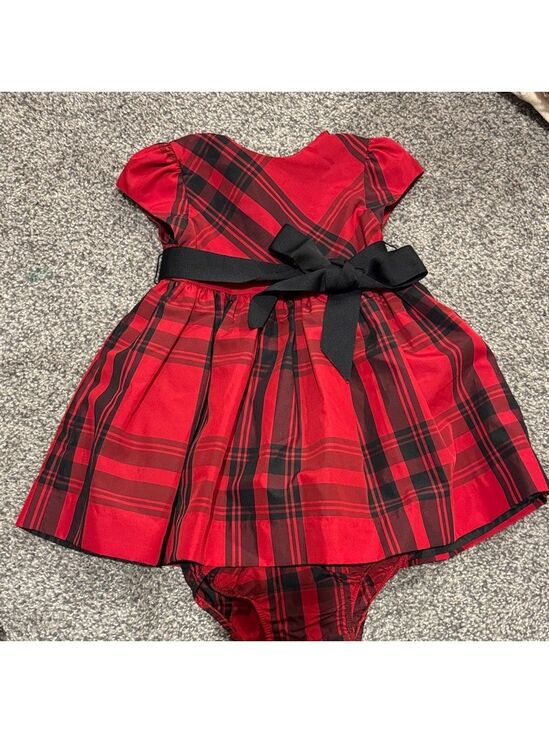 Ralph Lauren Other - Ralph Lauren Red Plaid Dress with Black Accents